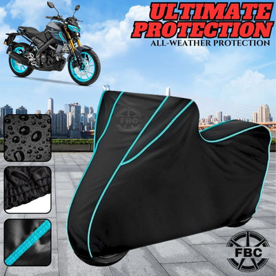 OliverX Waterproof Two Wheeler Cover for Yamaha(MT 15, Black)