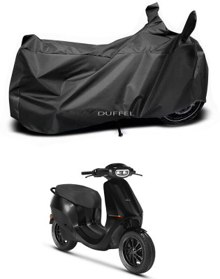 Duffel Two Wheeler Cover for Ola(Black)