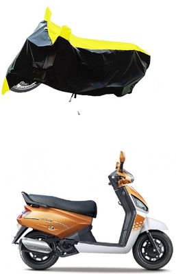 VESMEI Two Wheeler Cover for Mahindra(Gusto 125, Yellow)