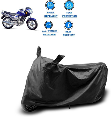DeepShakshi AUTOMOTIVE Two Wheeler Cover for TVS(Victor GLX, Black)