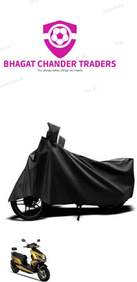bhagat chander traders Waterproof Two Wheeler Cover for Okinawa(i-Praise, Black)