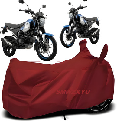smwzxyu Waterproof Two Wheeler Cover for Universal For Bike(Maroon)
