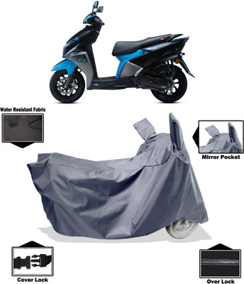 Amexride Two Wheeler Cover for TVS(Ntorq 125, Grey)