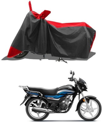 PAGORA Waterproof Two Wheeler Cover for Honda(CD 110 Dream, Red, Black)