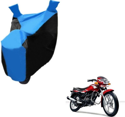 MWBB Waterproof Two Wheeler Cover for TVS(Star Sport, Black, Blue)