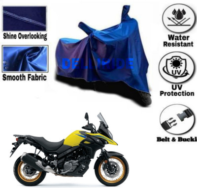 TPNYKR Two Wheeler Cover for Suzuki(V Strom 650, Blue)