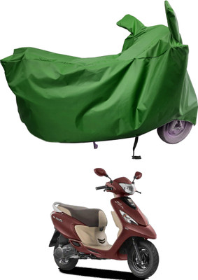 Amexride Two Wheeler Cover for TVS(Scooty Zest BS6, Maroon)