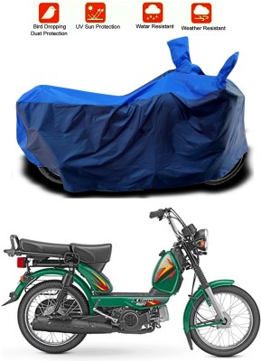 MMSSTAR Waterproof Two Wheeler Cover for TVS(XL 100 Heavy Duty, Blue, Blue)