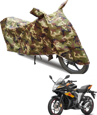 SS FOR YOUR SMART NEEDS Waterproof Two Wheeler Cover for Suzuki(Gixxer Special Edition, Green)