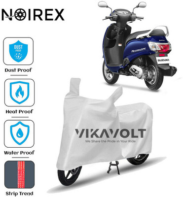 NOIREX Waterproof Two Wheeler Cover for Suzuki(Access 125, Silver)
