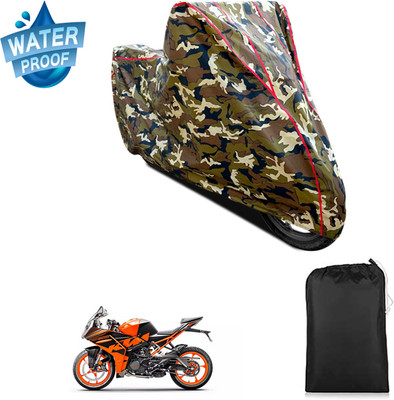 PAGORA Waterproof Two Wheeler Cover for KTM(RC 200 BS6, Yellow)