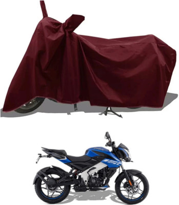 RAQTRO Two Wheeler Cover for Bajaj(Pulsar NS-160, Maroon)