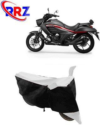 RRZ Waterproof Two Wheeler Cover for Suzuki(Intruder, Black, White)