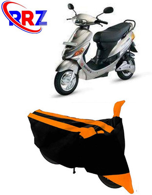 RRZ Waterproof Two Wheeler Cover for Hero(Electric E-Sprint, Black, Orange)