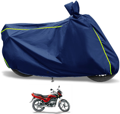 Euro Care Waterproof Two Wheeler Cover for Hero(Passion Plus, Blue)