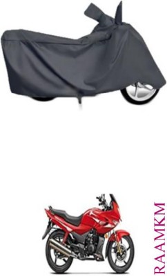 RAAMKM Two Wheeler Cover for Hero, Honda, Bajaj, Ather, TVS, Yamaha(Avenger 180 Street, Grey)