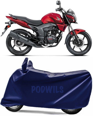 PODWILS Two Wheeler Cover for Honda(CB Trigger, Blue)