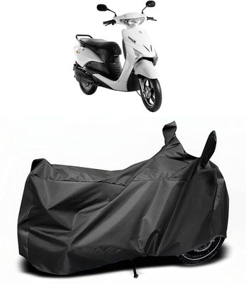 KEDIT Two Wheeler Cover for Indus(Black)
