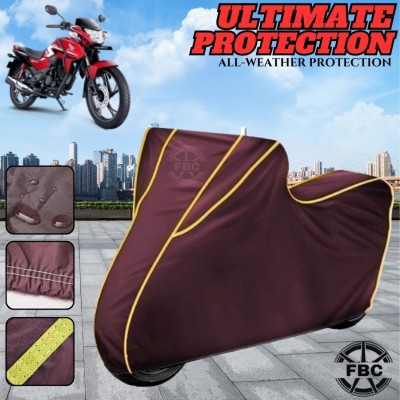 FBC Waterproof Two Wheeler Cover for Honda(Shine, Maroon)