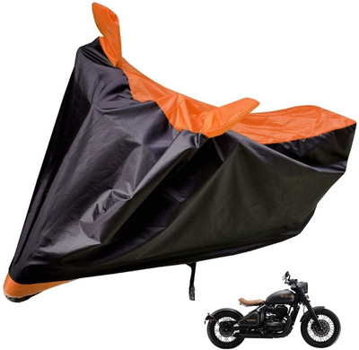MOCKHE Two Wheeler Cover for JAWA(Perak, Orange)