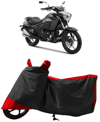 GROFATIK Two Wheeler Cover for Suzuki(intruder 150, Red)