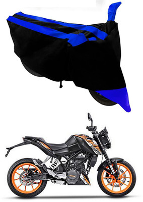Mdstar Waterproof Two Wheeler Cover for KTM(125 Duke, Blue, Black)