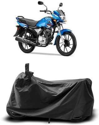 AASHTIK MART Two Wheeler Cover for Yamaha(Saluto RX, Black)