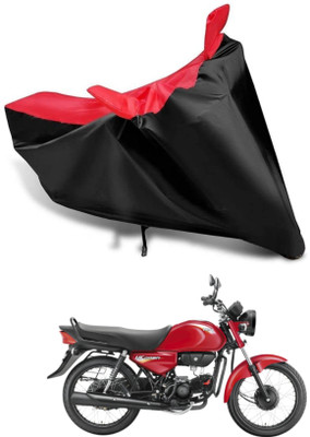 DeepShakshi AUTOMOTIVE Two Wheeler Cover for Hero(HF Dawn, Red, Black)