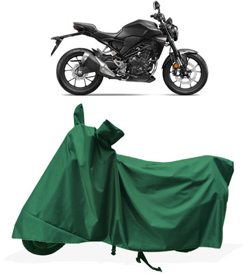 Tricway Two Wheeler Cover for Honda(CB300R, Green)
