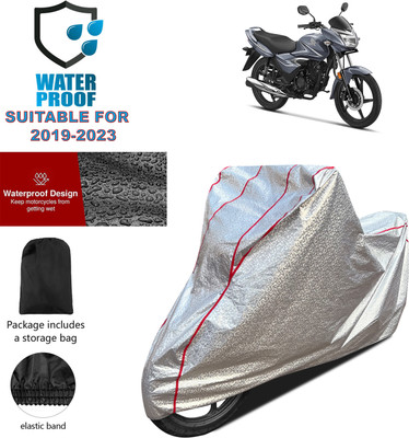 GOSHIV-car and bike accessories Waterproof Two Wheeler Cover for Honda(CB Shine, Silver)