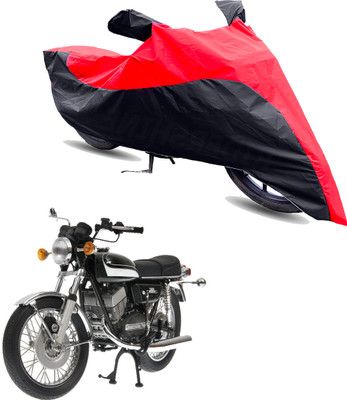 Motodreka Two Wheeler Cover for Yamaha(RD 350, Red, Black)