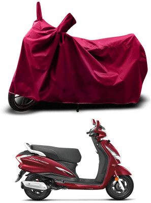 KEDIT Two Wheeler Cover for Universal For Bike(Destini 125, Maroon)