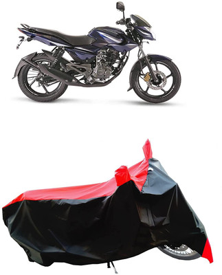 KEDIT Two Wheeler Cover for Bajaj(Pulsar 135 LS DTS-i, Red)