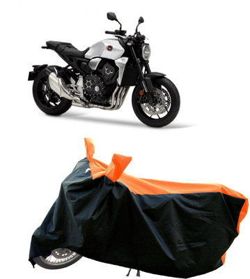 AESTRYD Two Wheeler Cover for Honda(CB1000R Plus, Orange)