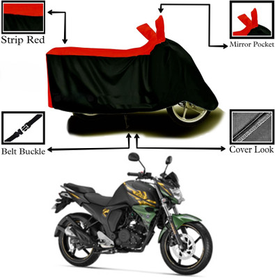 DeepShakshi AUTOMOTIVE Two Wheeler Cover for Yamaha(SZ-RR V BS6, Red, Black)