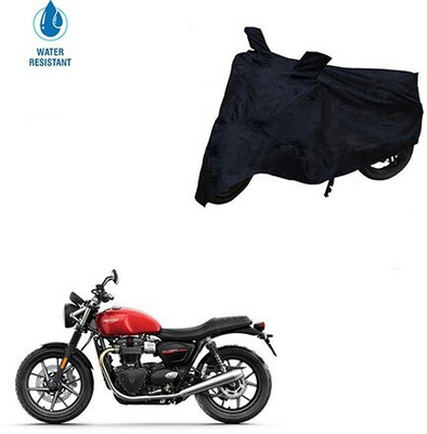MMSSTAR Waterproof Two Wheeler Cover for Triumph(Twin spark, Black)