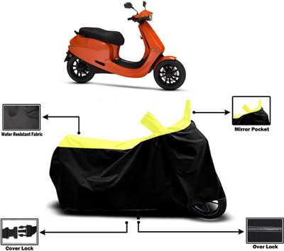 Amexride Two Wheeler Cover for Ola(Electric Scooter, Yellow)