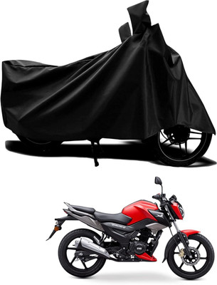 KEDIT Two Wheeler Cover for Universal For Bike(Raider, Black)