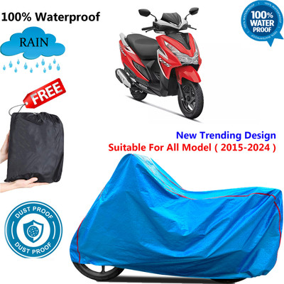 OliverX Waterproof Two Wheeler Cover for Honda(Grazia, Blue)