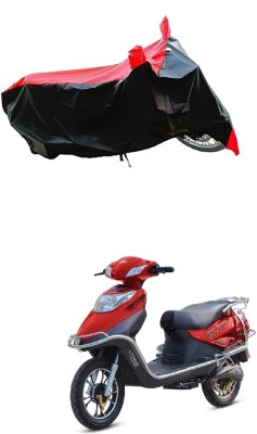 VESMEI Two Wheeler Cover for Hero(Electric Flash BS6, Red)