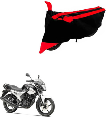 DeepShakshi AUTOMOTIVE Two Wheeler Cover for Yamaha(SZ R, Black, Red)