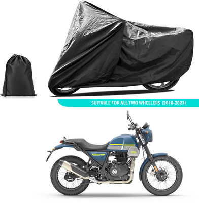 GOSHIV-car and bike accessories Two Wheeler Cover for Royal Enfield(Black)