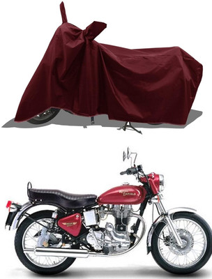KANISHA ENTERPRISES Waterproof Two Wheeler Cover for Royal Enfield(Machismo 500, Maroon)