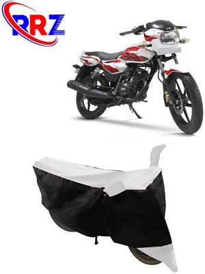 RRZ Waterproof Two Wheeler Cover for TVS(Phoenix 125, Black, White)