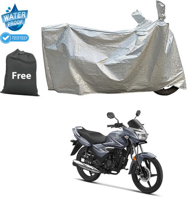 CODOKI Waterproof Two Wheeler Cover for Honda(CB Shine, Silver)