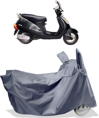Amexride Two Wheeler Cover for Kinetic(Nova EX, Grey)