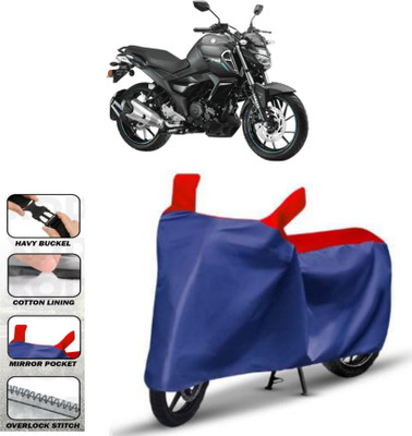WMIZEXA Two Wheeler Cover for Universal For Bike(FZ, Red)
