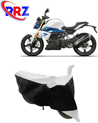 RRZ Waterproof Two Wheeler Cover for BMW Motorrad(G 310 GS, Black, White)