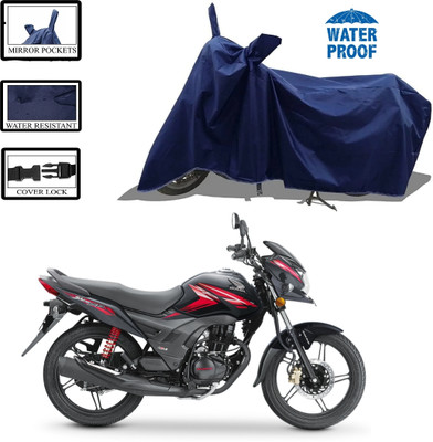 WMIZEXA Waterproof Two Wheeler Cover for Honda(CB Shine, Blue)