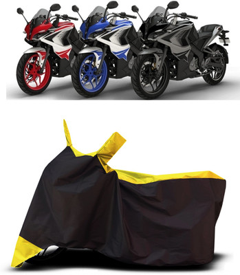 VESMEI Two Wheeler Cover for Bajaj(Pulsar RS200 BS6, Yellow)